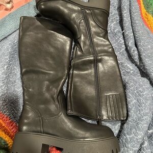 Dream Pairs Black Platform Knee High Boots